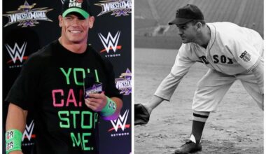 John Cena's grandfather played for the Phillies and threatened to bring them to court after they traded him.