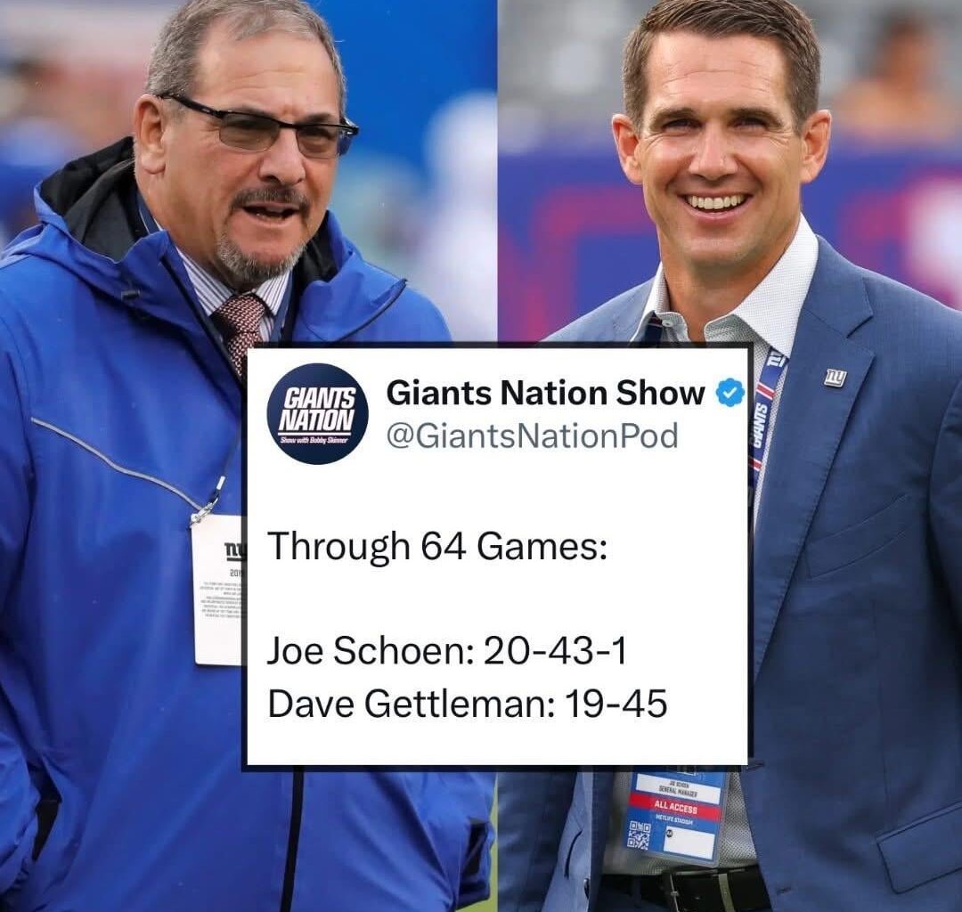 How much better was Schoen than Gettleman really?