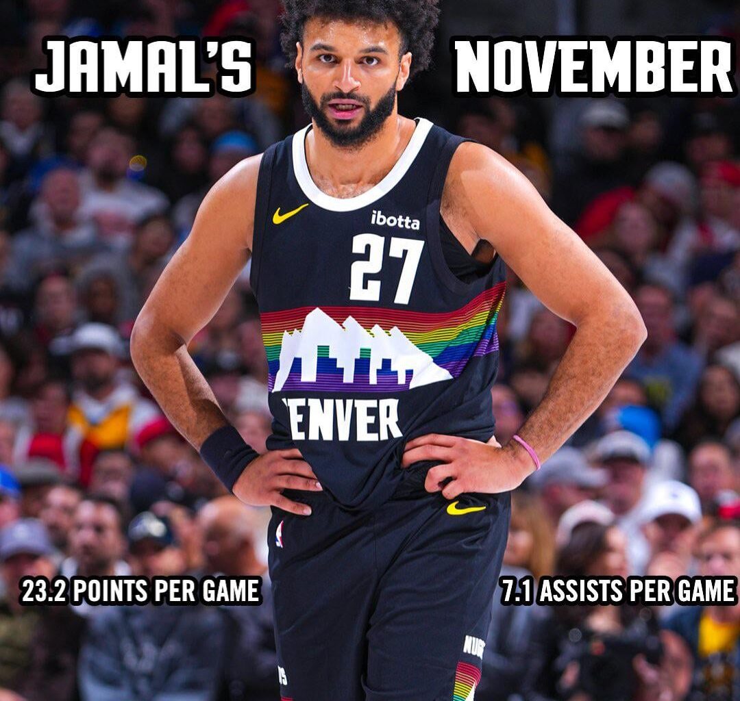 Mal🏹 had a HELL of a  November too🏀🏔️