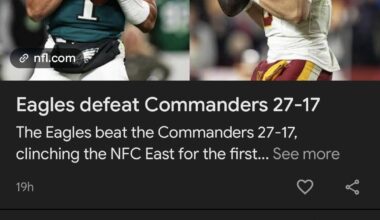 Uhh...This showed up on my feed at 5am on Gameday...?