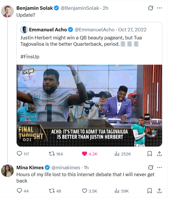 Where were these incredulous reactions when this was an actual discussion?