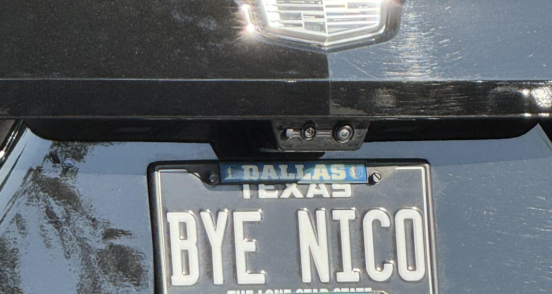 This license plate made my laugh.