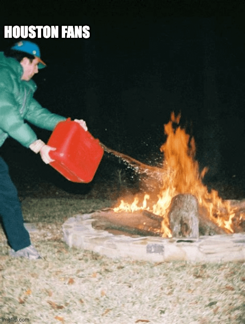 Rockets fanbase must chill