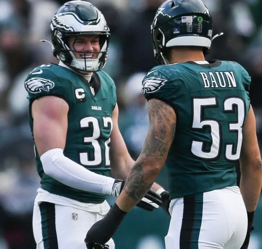 Zack Baun wears the green dot.