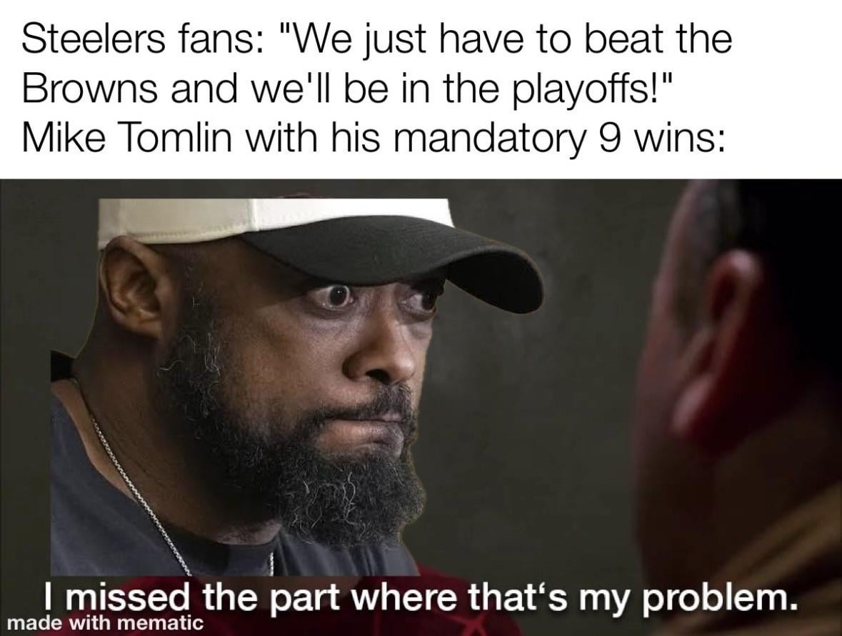 Guaranteed winning record. Who’d want to fire this guy?