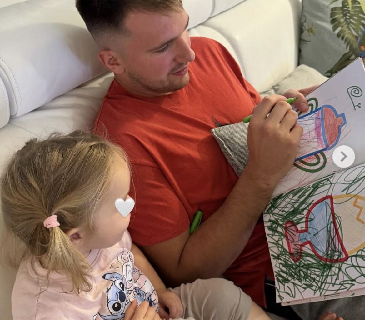 Doncic is in Slovenia to welcome his second child ♥️