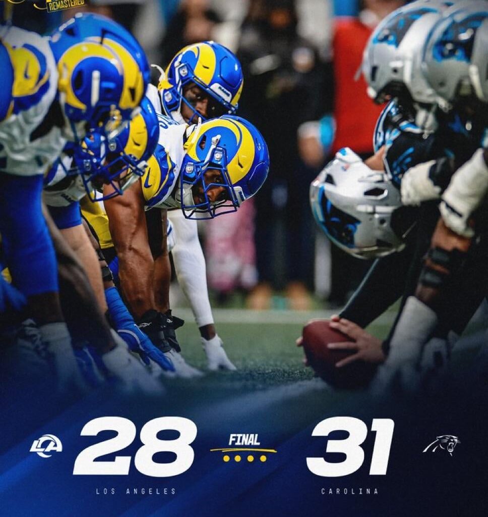 Rams lost to the Panthers and we’re supposed to believe the NFC isn’t wide open?