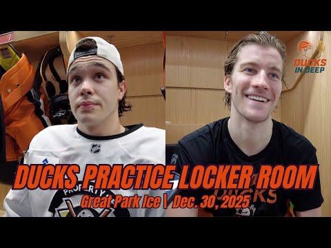 Lukáš Dostál: "I gotta be better. I own it" | Plus, Olen Zellweger on Ducks' defensive breakdowns | Full Ducks Practice Media