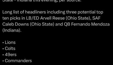 Titans are one of 8 teams in attendance for today’s Ohio State - Indiana game