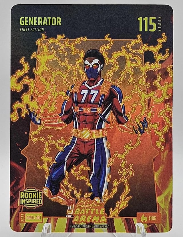 Bo Jackson Battle Arena cards feature some past and present Sixers reimagined as super heroes