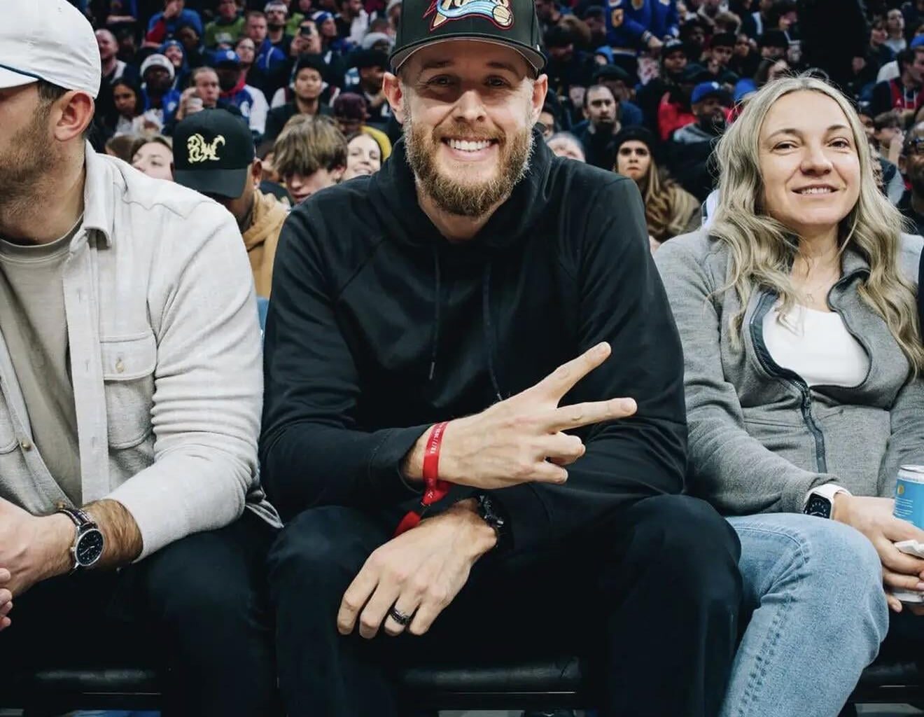 Wheeler at the Sixers game ❤️