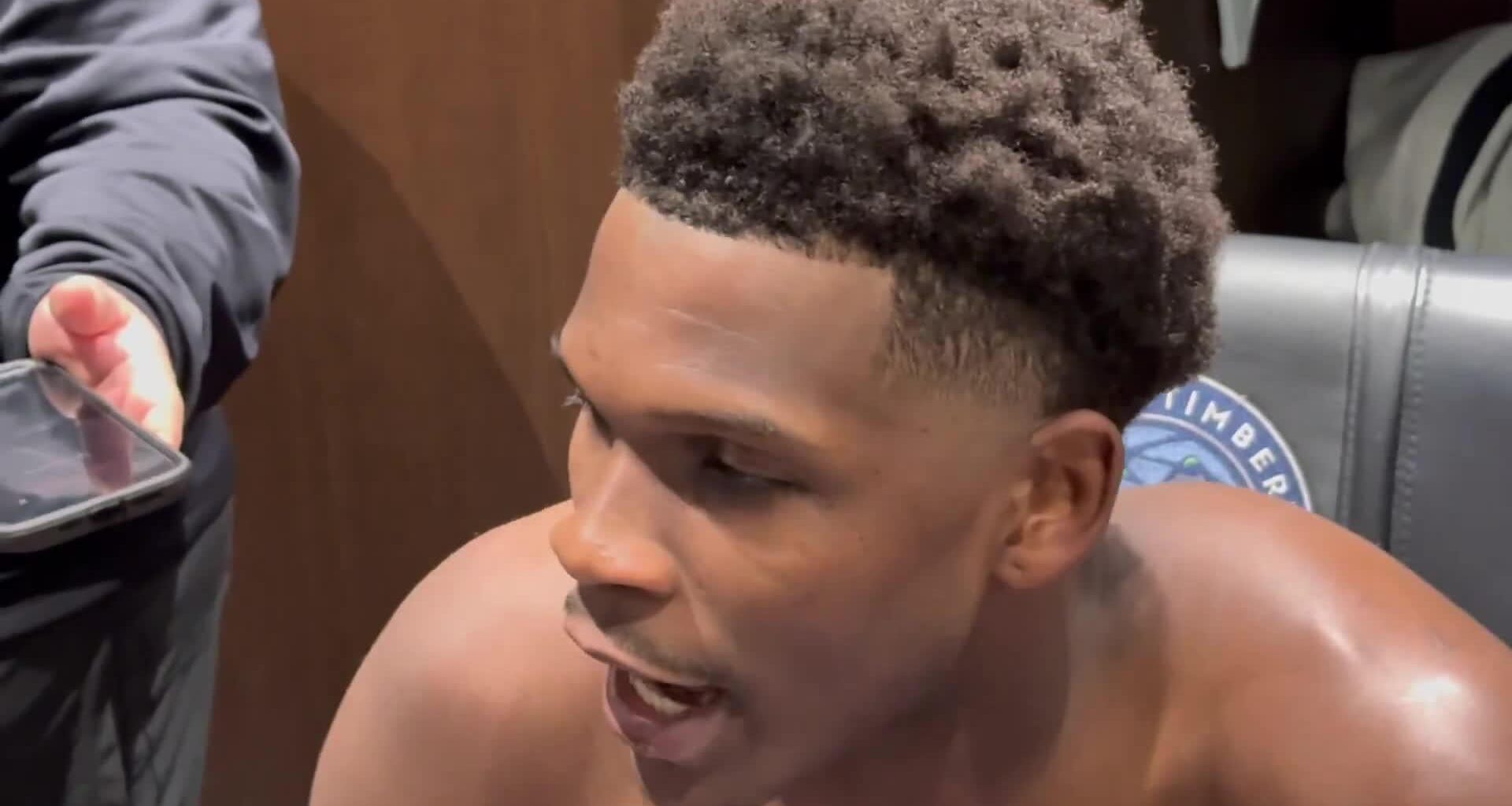 Anthony Edwards on Finch ejection: “I’m fuckin with that. I’m fuckin with that. Yeah, that’s my dawg.”