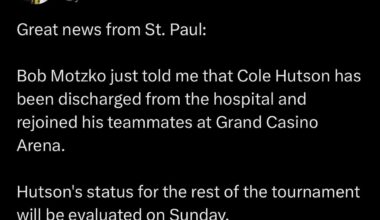 Great news on Hutson!