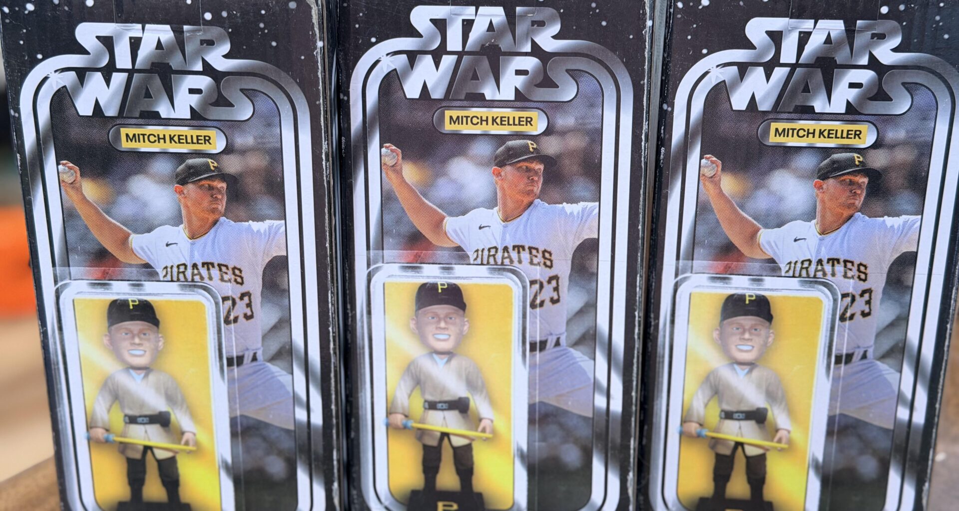 Mitch Keller “Jedi Mitch” bobble heads