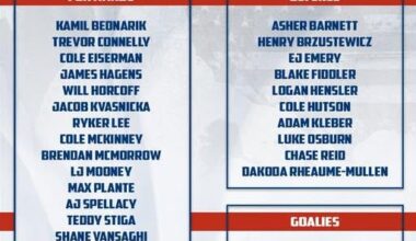 Preliminary Roster for IIHF World Juniors includes AJ Spellacy