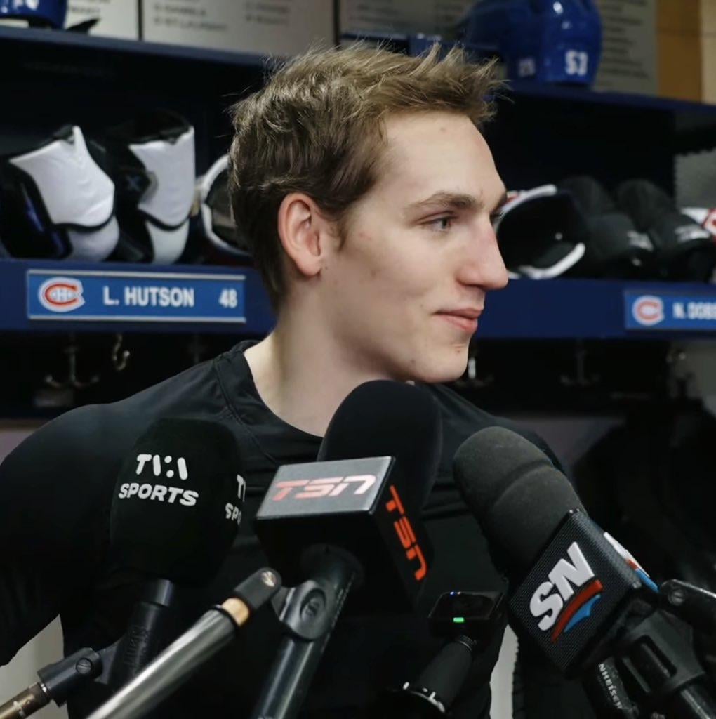 Lane Hutson today on playing on the Habs penalty kill this season: “I love the challenge. It’s really fun just to frustrate the other team’s powerplay. It’s something that I look forward to and I’m happy that I’ve been given the opportunity to do that.”