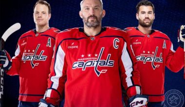 Why do the caps still use these script uniforms/logo when they have the screaming eagle sitting right there? Even the capitol building is a better option than just “Capitals” spelt out