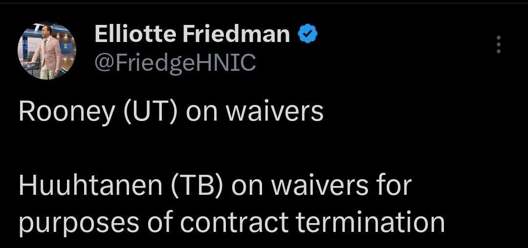 Friedman: Huuhtanen on Waivers (Contract Termination)