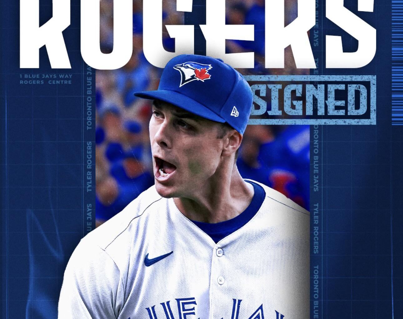 [Blue Jays] Welcome to the neighbourhood, Mr. Rogers 😃. OFFICIAL: We've signed RHP Tyler Rogers to a three-year contract with an option for the 2029 season!