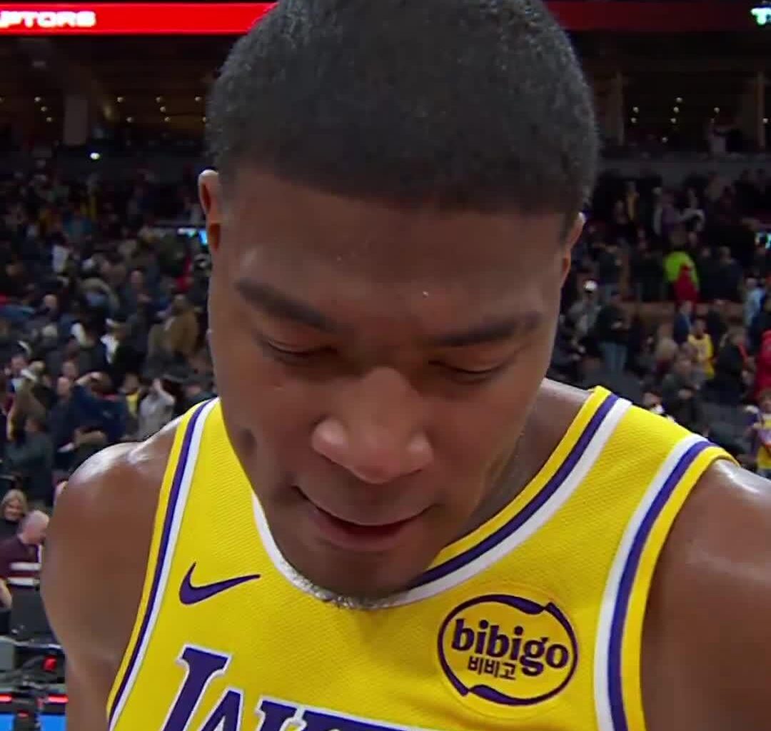 Rui Hachimura: "Bron told me right before this. He said 'I got you, it's gonna come to you', so that was it" (via @NBA)