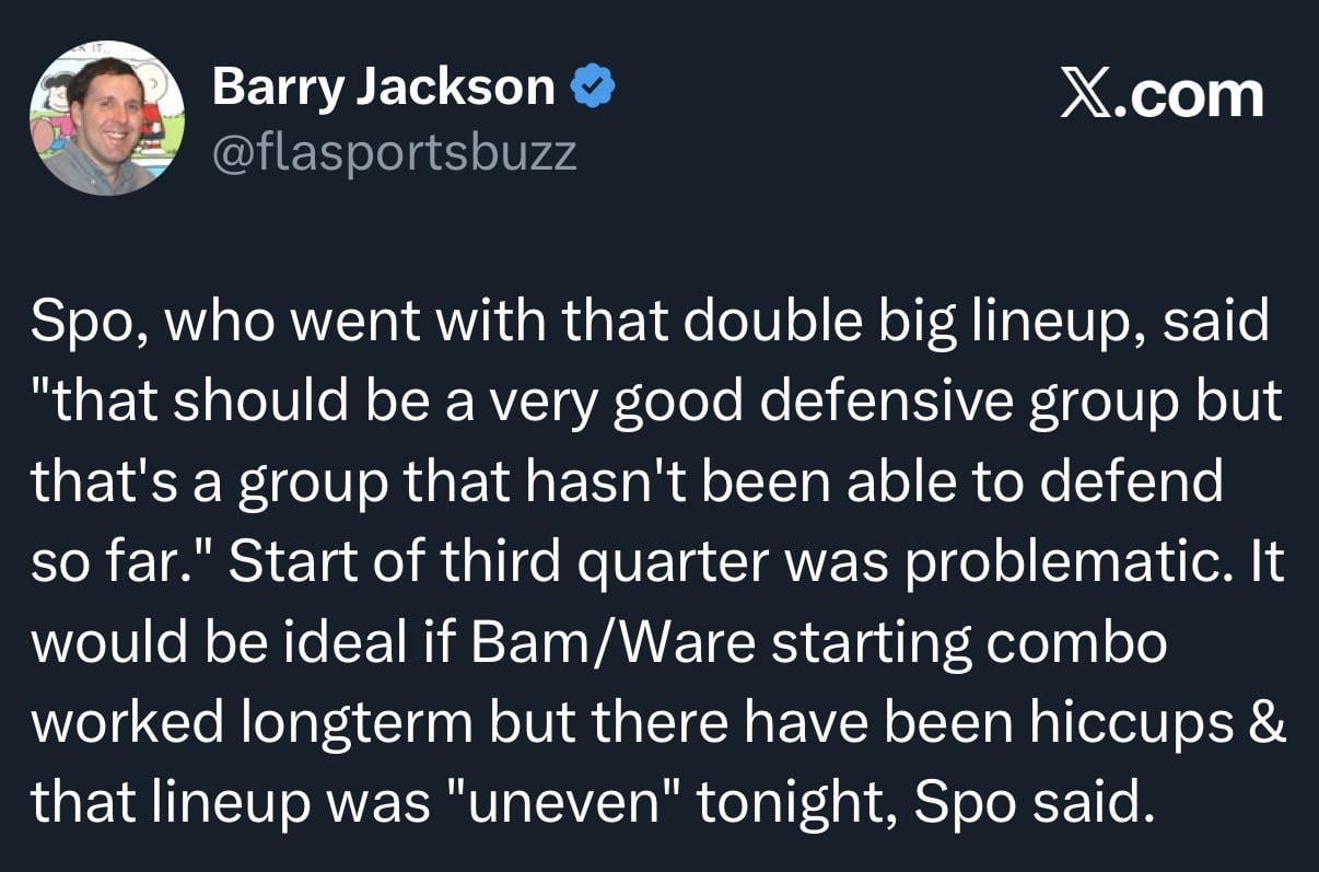 Spo on Ware/Bam combo