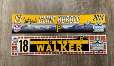 Game Used / Signed Locker Nameplates MLB COAs $50 each