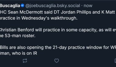 Per Joe Buscaglia: the boys getting healthy at the right time!