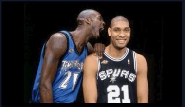 Tim Duncan and Kevin Garnett 🤣