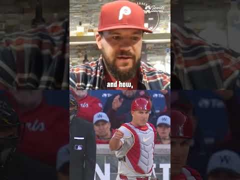 Kyle Schwarber is already trying to recruit J.T. Realmuto back to the Phillies