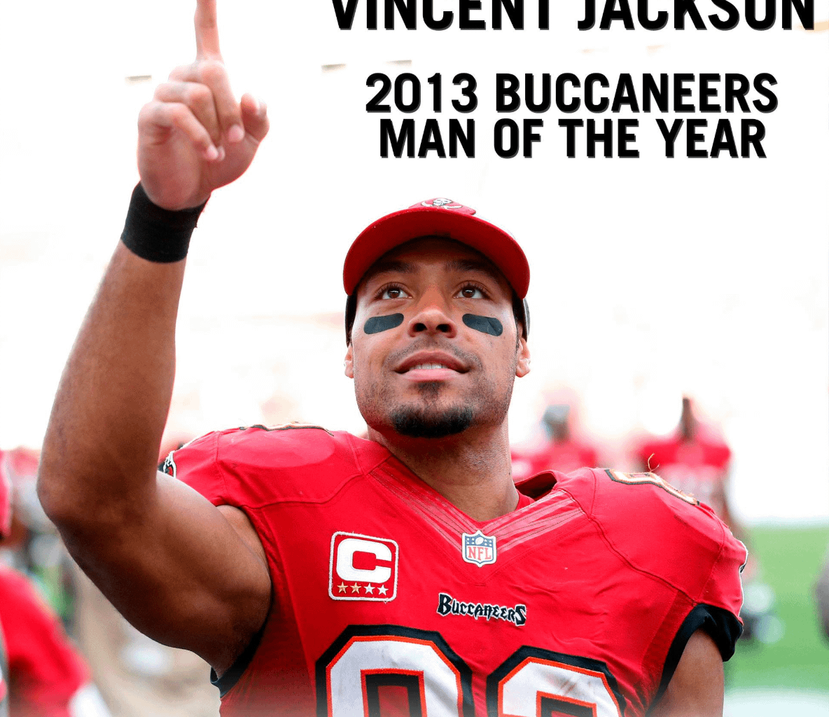 On This day in 2013, V-Jax Was Named Buccaneers Man Of The Year