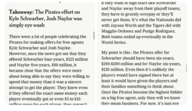 Bowden’s response to the pursuit of schwarber