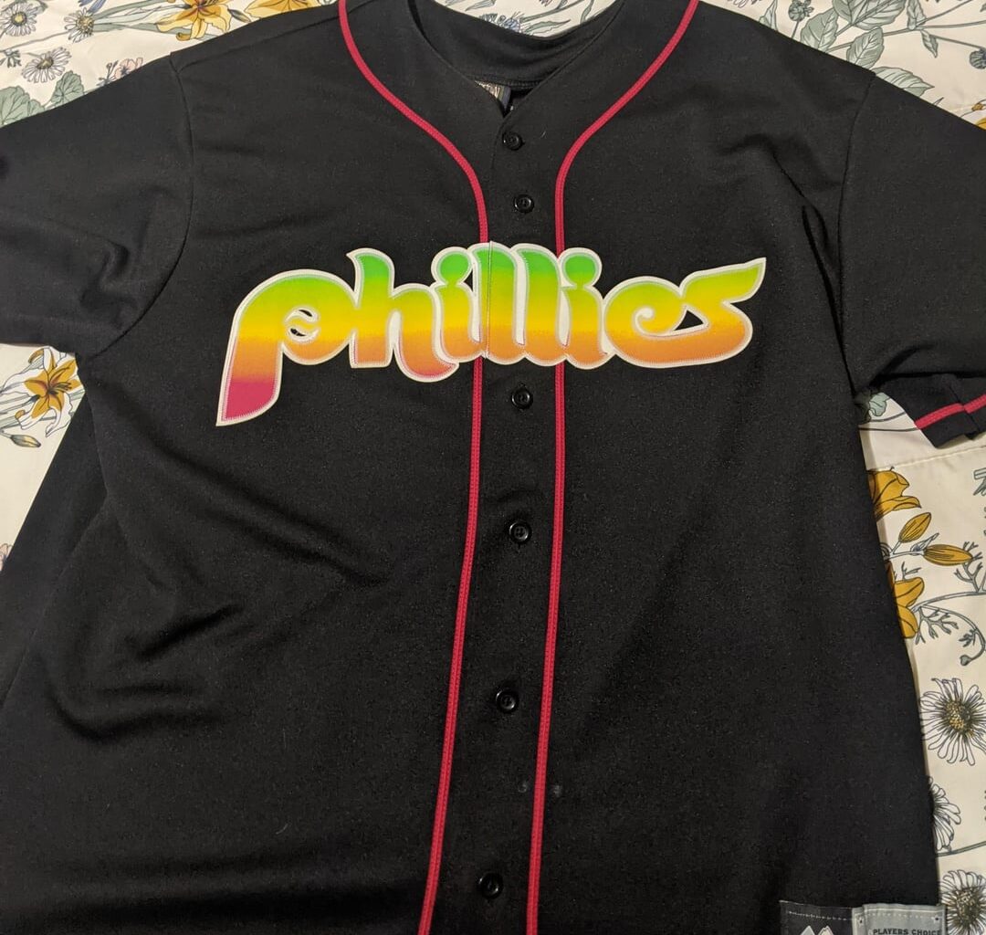 Shane Victorino signature series jersey.