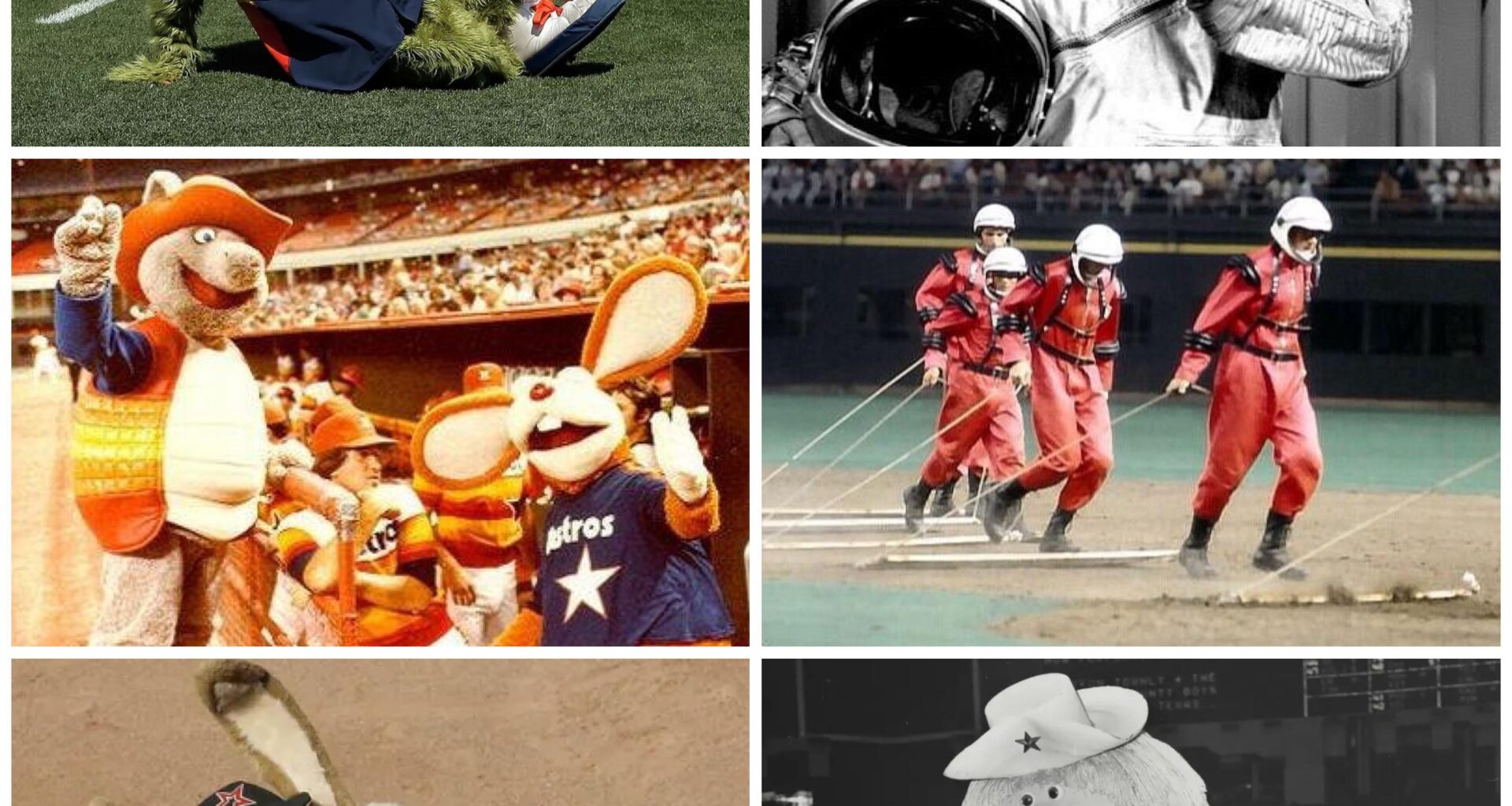 Astros Mascots Appreciation Post (All the ones throughout the years)