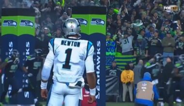 Cam needs to pound that drum on sunday