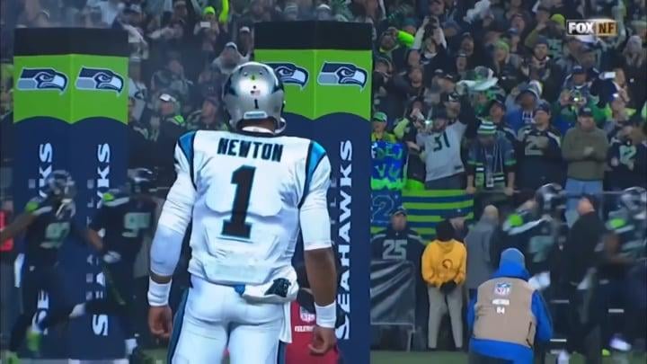 Cam needs to pound that drum on sunday