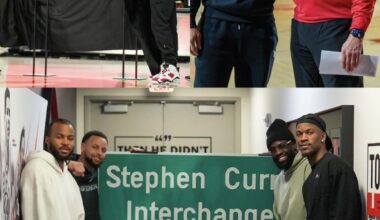 Steph Returns to Davidson; I-30 Interchange Is Officially Named After Him