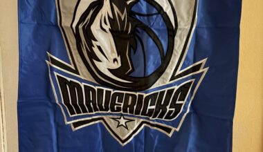 Go Mavs! Just showing off my new Mavs Flagg