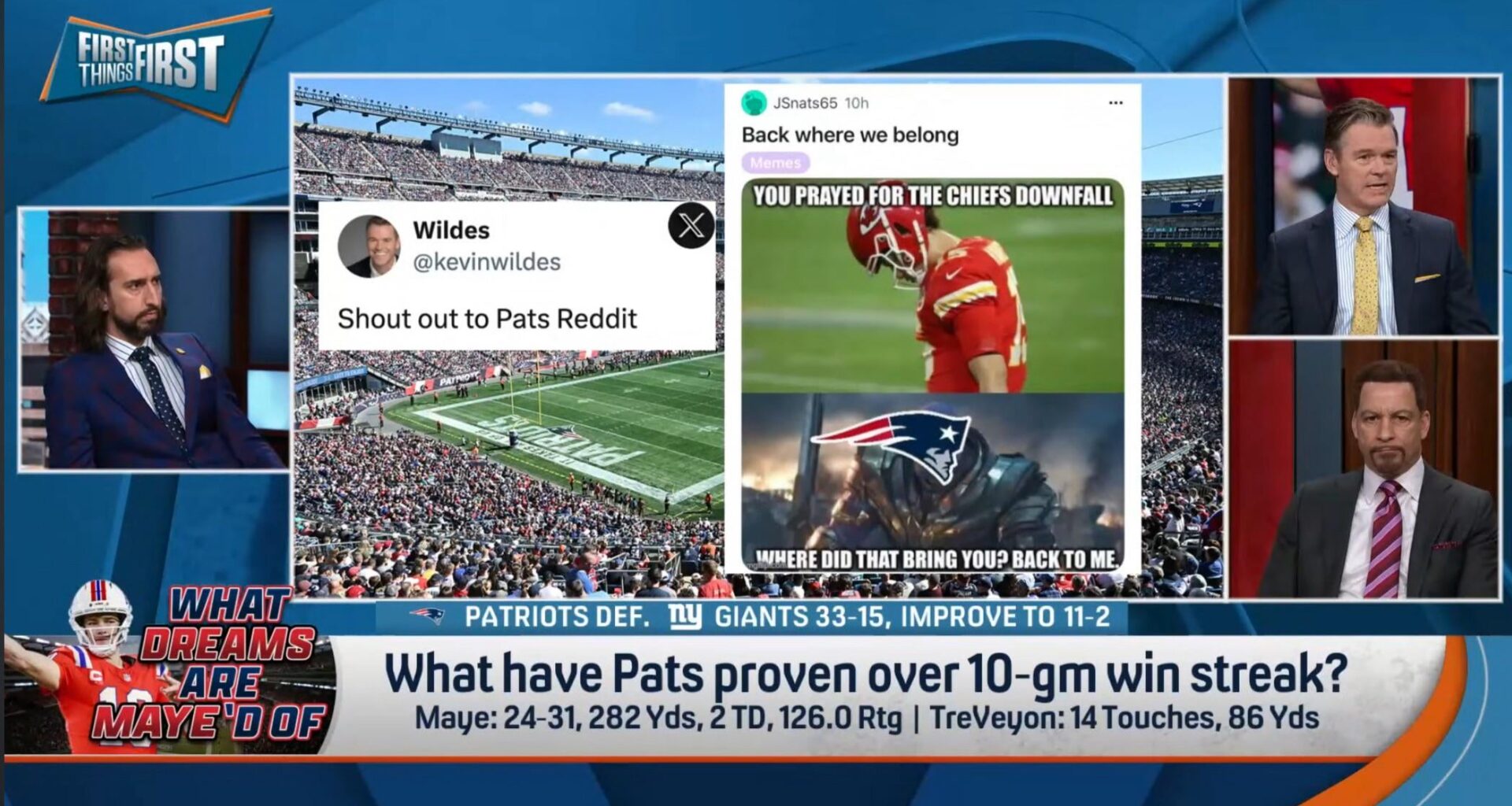 You guys made it onto national sports television