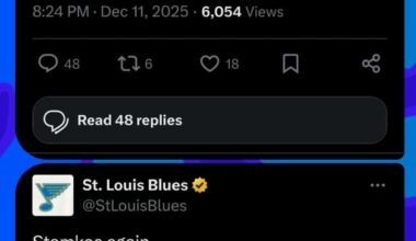 Blues social media team going through it