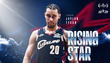 JAYLON TYSON SELECTED TO PARTICIPATE IN 2026 RISING STARS AT NBA ALL-STAR WEEKEND