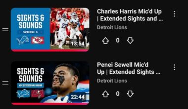 I my opinion, these are the greatest Wins the Lions had over the first 5 seasons with Dan Campbell. From top to bottom: #10 - #1. How do you feel about placement? Or something I'm overlooking?