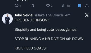 Bears Fans Want Ben Johnson Fired