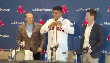Ranger Suarez, growing up in Venezuela, rooted for Boston in Red Sox-Yankee rivalry games despite most of his friends supporting The Yankees