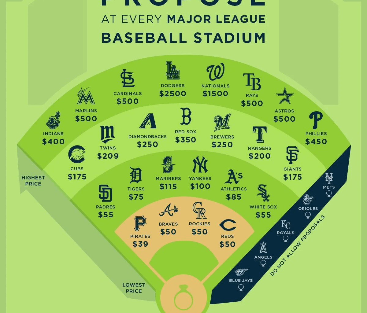 For $500 your proposal could be the loudest cheer at Busch all season long.