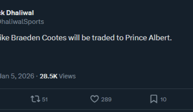 [Rick Dhaliwal] Braeden Cootes is being traded to Prince Albert.