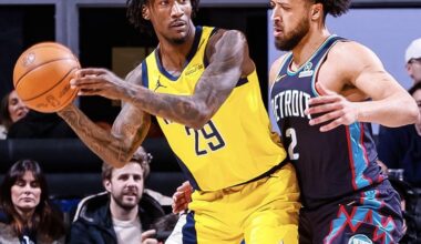 The Indiana Pacers’ 43 point loss to the Detroit Pistons tonight is tied for the 5th worst loss in franchise history