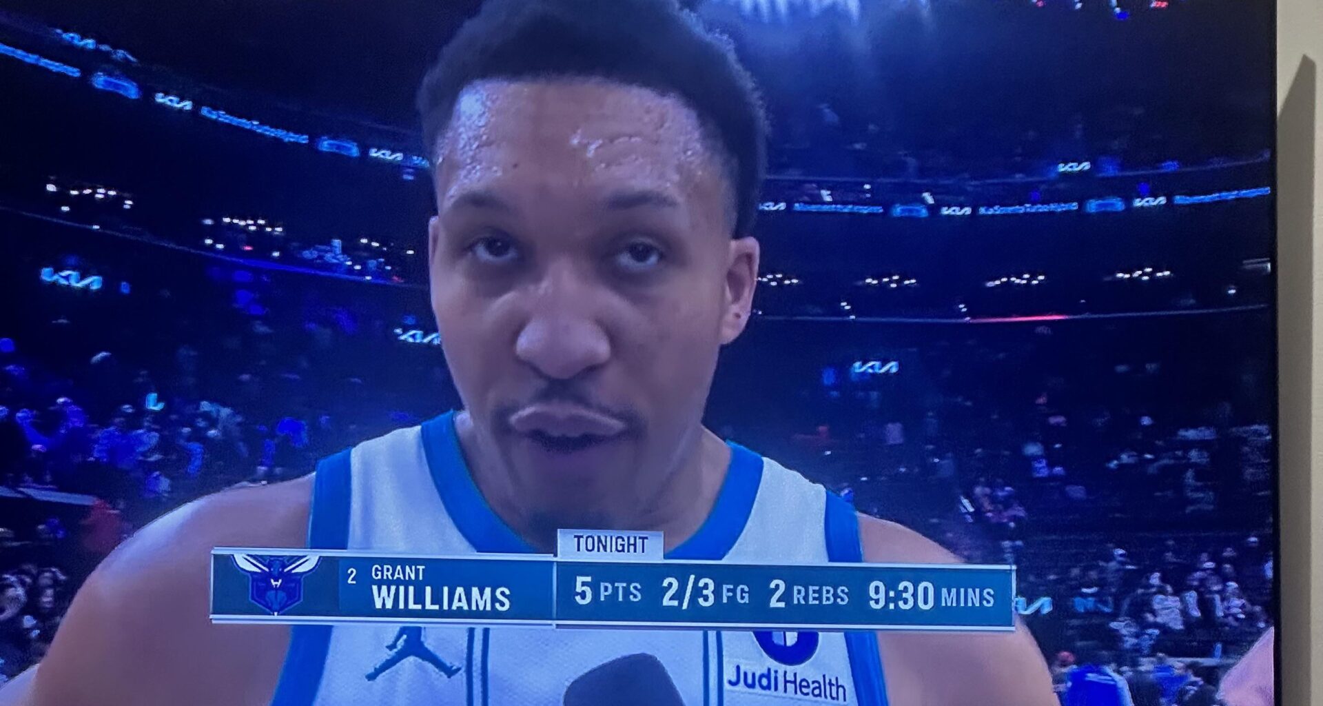 Just saw our boy Grant Williams get an interview with 5 pts at half. What other Mavs players of all time get(will get) the “good riddance”treatment?