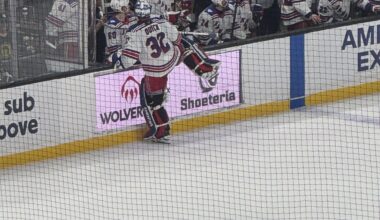 Jonathan Quick exiting the LA ice for probably the last time.
