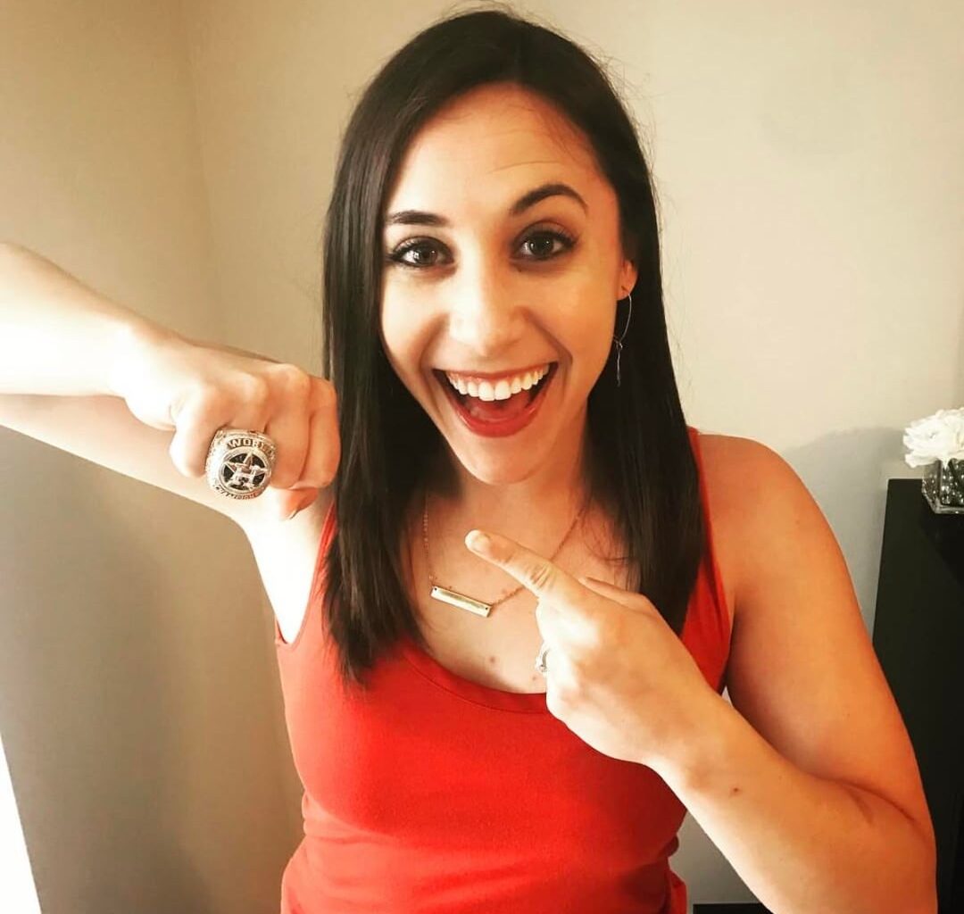 Throwback to when I got to try on a ‘17 ring