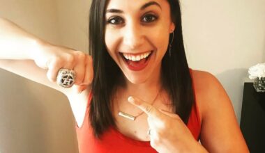 Throwback to when I got to try on a ‘17 ring